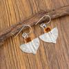 Citrine Gemstone 925 Sterling Silver Jewelry Handmade Earrings1.19" Gift For Her EE-65-4