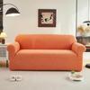 Elastic Embossed Velvet Sofa Slipcover
