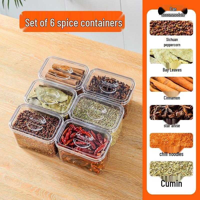 Van Gogh Spice Storage Box & Seasoning Jar Set
