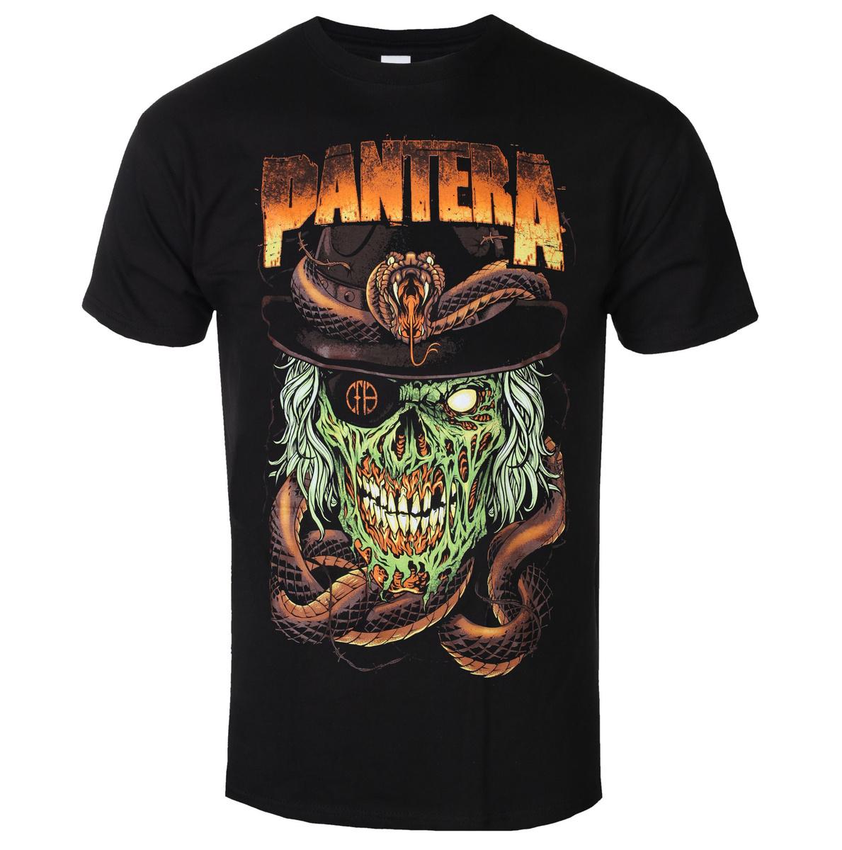 Pantera Snake Logo Art Pattern Metal Band Tshirt Casual Street Style Cotton Tshirt Suitable For Both Unisex And Unisex 4XL