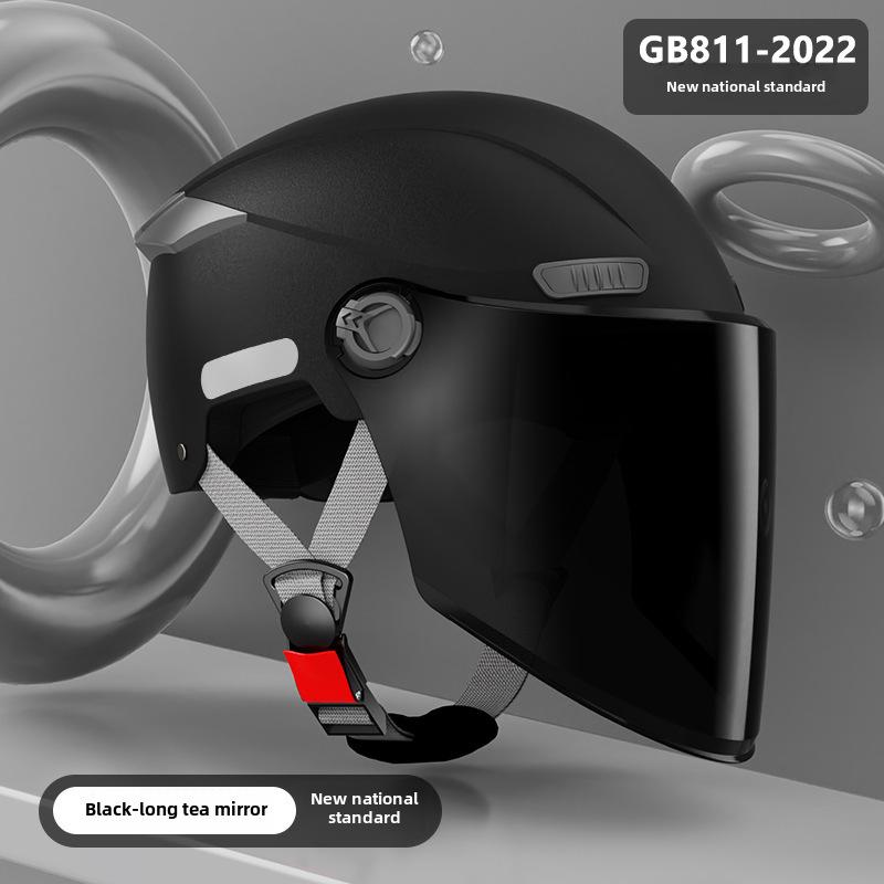 Universal Electric Vehicle Helmets for Men and Women - All-Season Safety for B-Type Battery Vehicles