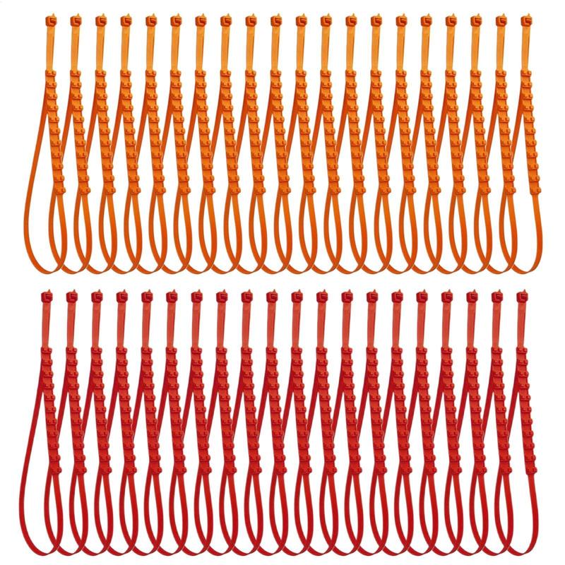 20Pcs Anti-Skid Snow Chains Automotive Tire Zip Ties for Snow Wheel Anti-Slip Chains for Sedan SUV Truck Outdoor Winter Driving