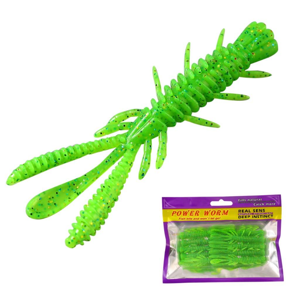 

10PCS 6 Colors Fishing Soft Lures 70mm Artificial Lures Durable Floating Minnow Baits Fishing 5