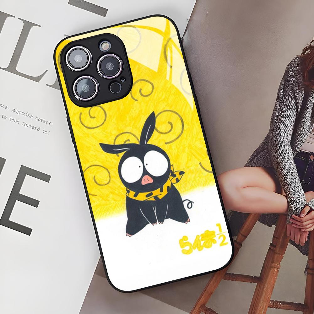 Anime Ranma Phone Case for Iphone 17 Air 16 15 14 12 11 13 Pro Max Mini Se Puls Glass Cover
