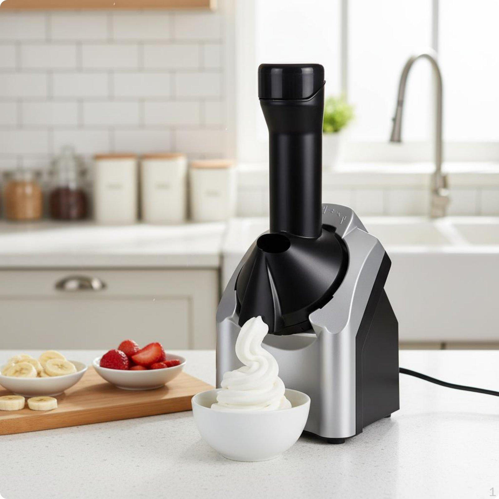 Мороженица HomeCrafted Dessert Автоматическая Машина Легко Чистить Бытовой Прибор для Silver Black Ice Cream Maker-eu