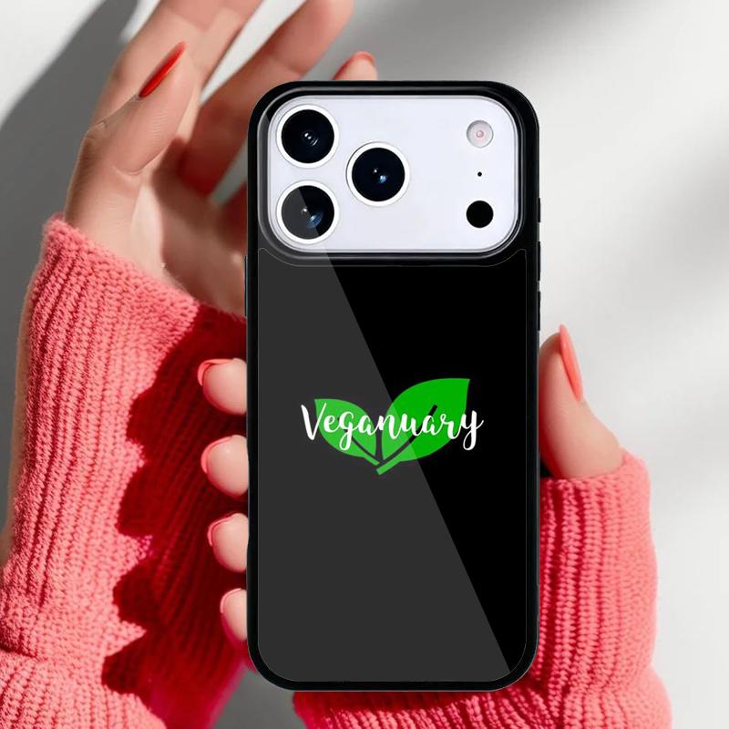 

VEGAN FOOD QUOTES ANIMAL LOVE VEGGIE Phone Case for iPhone 17 Air 16e 15 14 13 Pro Max Back Cover for 12 11 Pro Coque iPhone 15 Pro Max