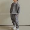 Kinder Sweatshirt Set Herbst/Winter Fleecefutter Set Jungen Mädchen Locker sitzendes Langarm Sweatshirt + Hose 2-teilig