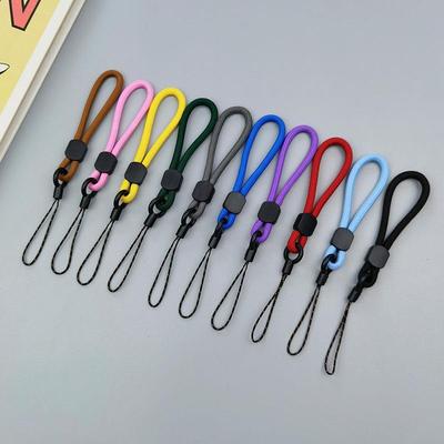 Handy-Lanyard Handgelenk-Anhänger Einfach Kurz Fingergewebt für USB-Sticks Handseil Verschleißfeste Schlaufe