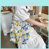 Schicke Blumenmuster-Tragetasche für Damen im Retro-Sommerstil aus weichem Canvas-Material