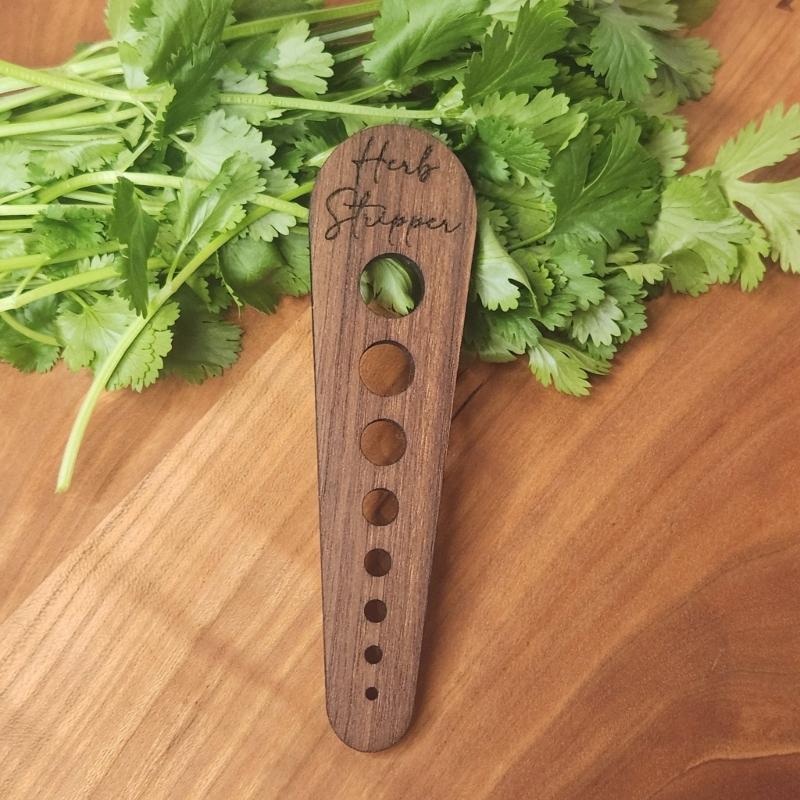 Holz-Gemüseblattentferner Effizientes Werkzeug zum Entfernen von Blattgemüse Ergonomischer Griff Gadget Küchenzubehör