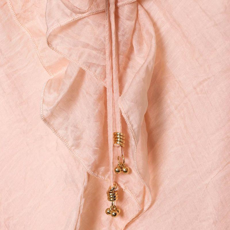 Kaslead New Women Clothes Western Style Fashion Laminated Decorative Underwear Midi Dress 5029107