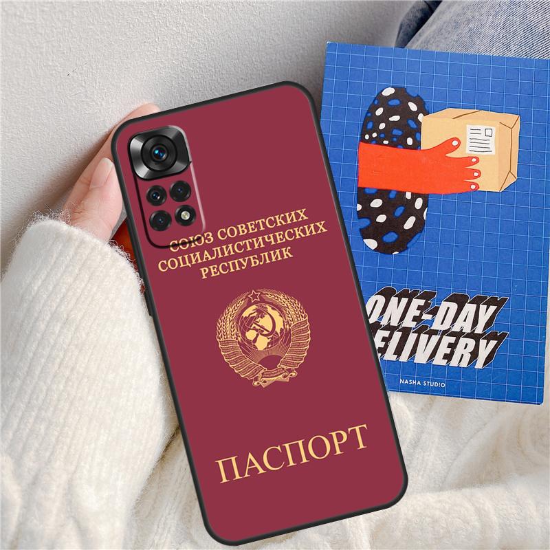 Soviet Union USSR Flag Funda For Xiaomi Redmi Note 13 Pro 14 9 10 11 12 9S 10S 11S 12S Redmi 13C 10C 12C 14C Case