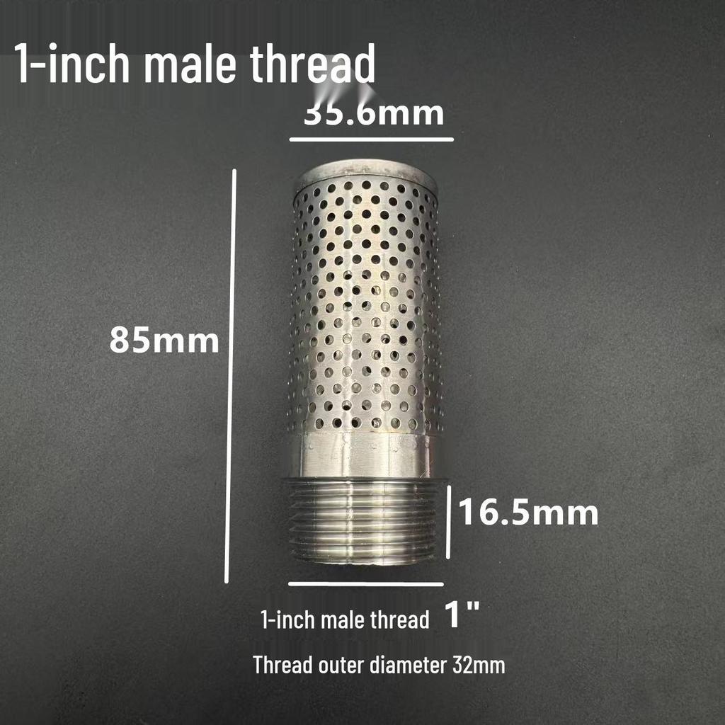 304 Stainless Steel Male Thread Mesh Tube Oil Filter and Separator