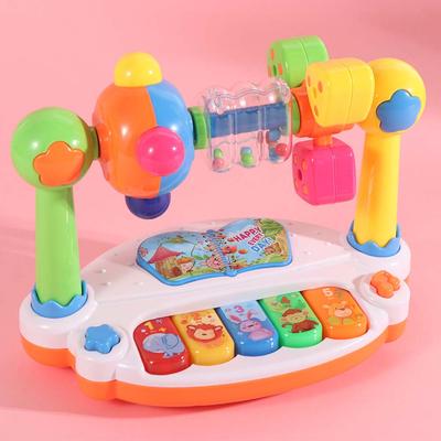 Rotating Baby Music Keyboard Animal Print Baby Musical Toy Sounding Keyboard Baby Piano Toys  Baby