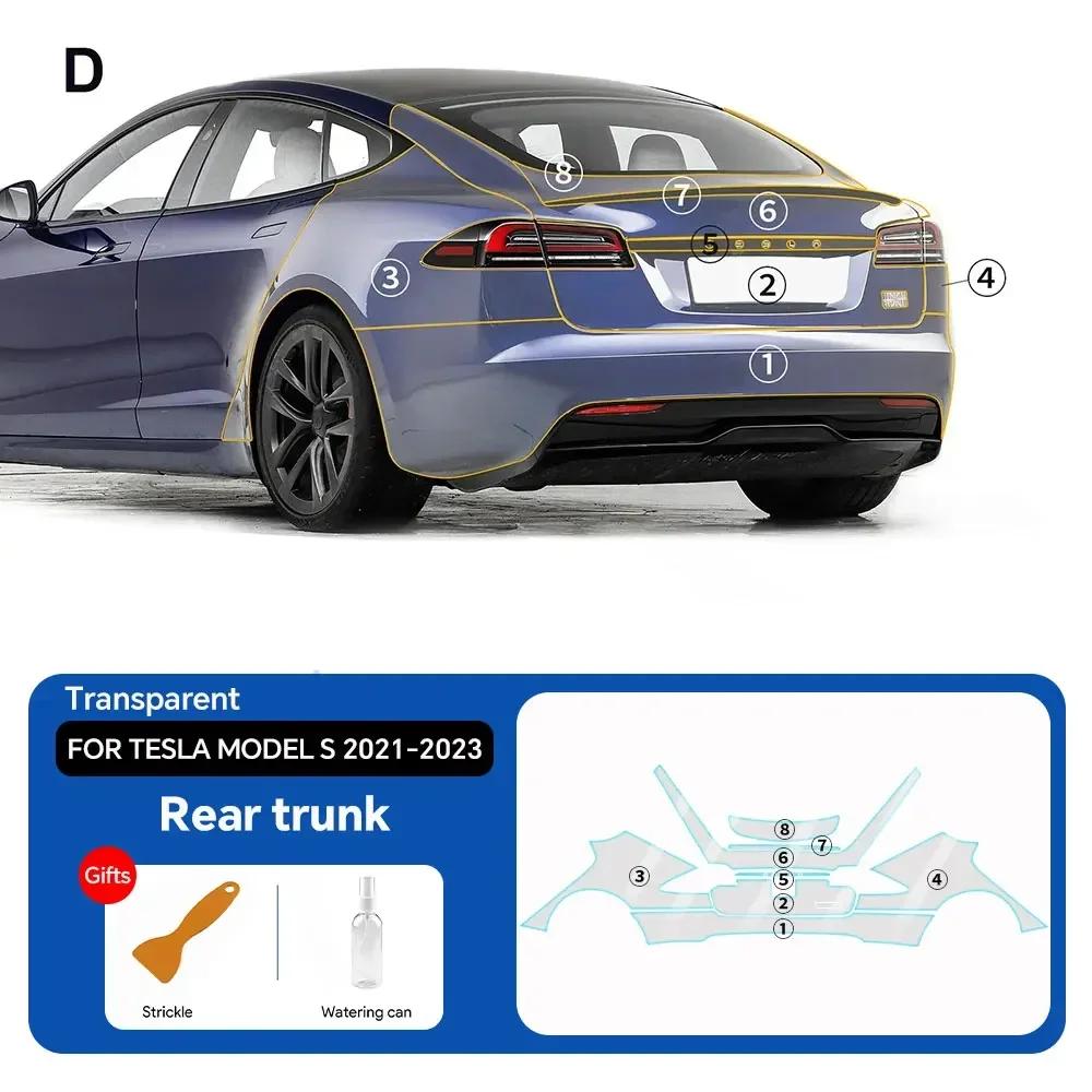 8.5MIL TPU Glossy Matte Car Paint Protection Film for Tesla Model S 2025 2025 2025 2025 2025 Pre Cutlear Clear Bra PPF Decal Kit