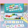Wooden Caterpillar Counting Bead Clip Puzzle Toy For Kids Education And Parent Child Interaction