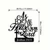 Metal As For Me And My House We Will Serve The Lord Sign Bible Verse Christian Wall Decor Metal Wall Art