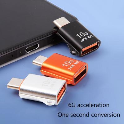 Szybki adapter USB C do USB 3.0 10 Gb/s do przesyłania danych Konwerter OTG USB C męski na USB A żeński do laptopów i tabletów