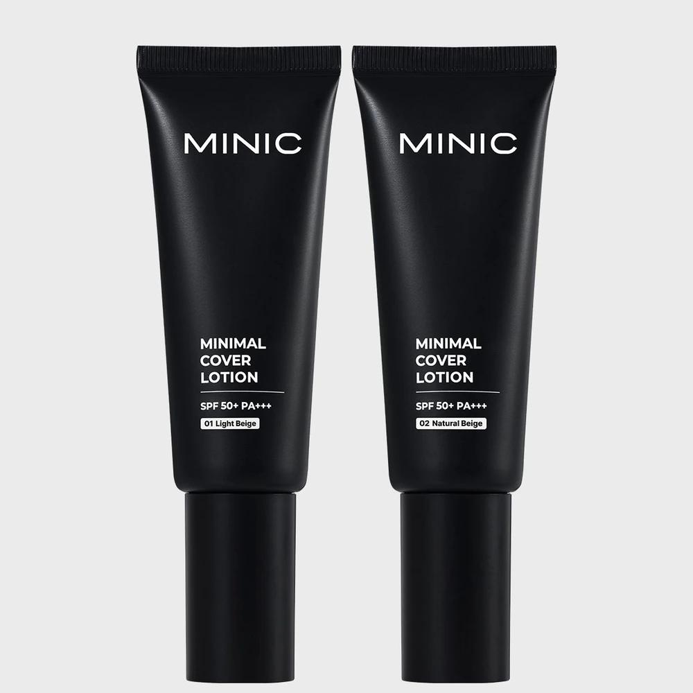 Minimal Cover Lotion 40ml (01 Light Beige) 2 pieces