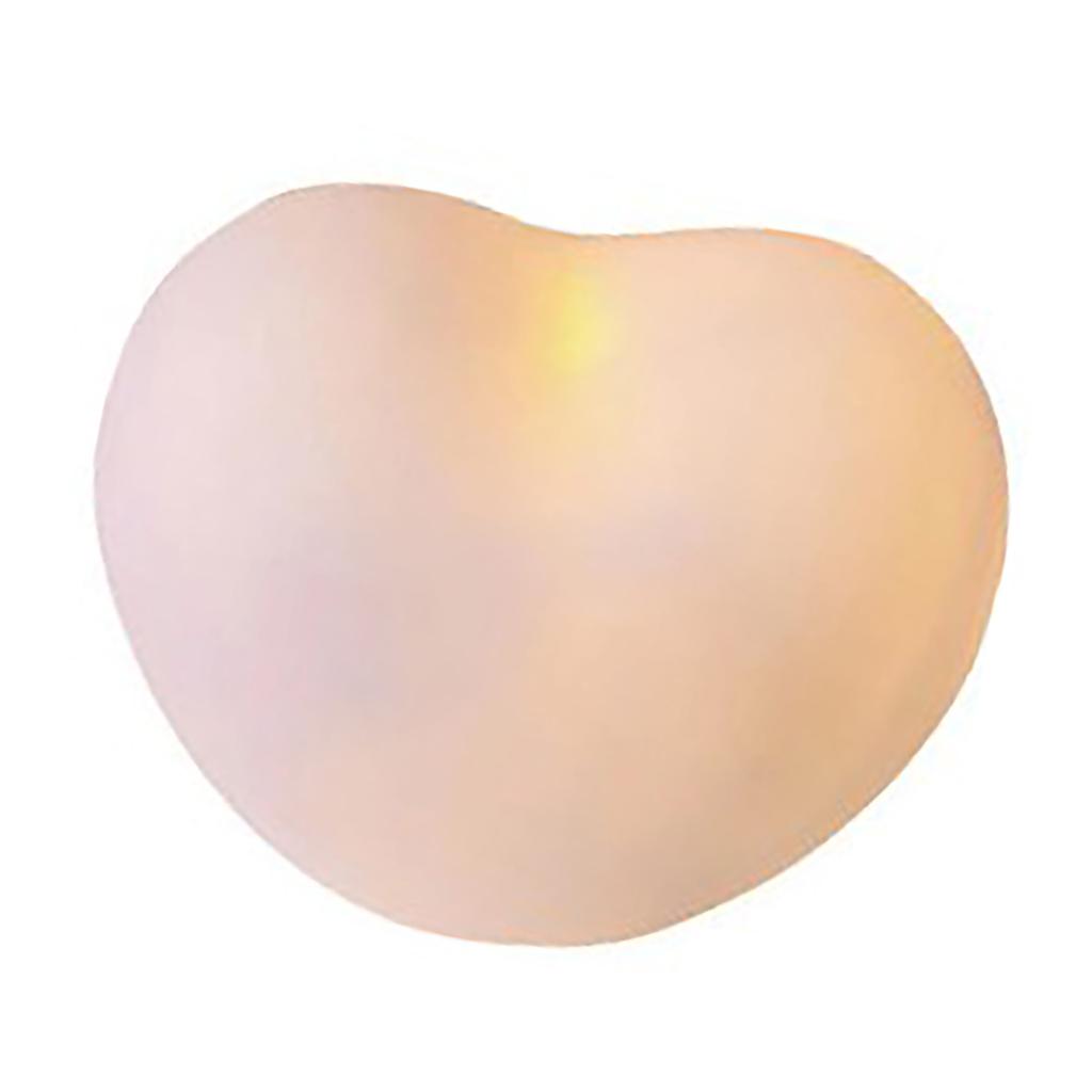 Cute Night Light White Heart Shape Cartoon Compact Soft Light with Battery Night Lamp for Kids Gifts Bedroom