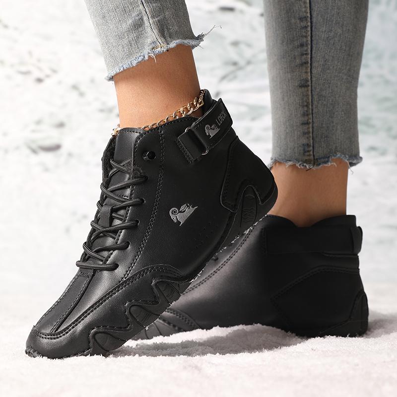 fashion Winter Fashion Original Sneakers Men's High Top 2024 Winter Plush Cotton Shoes Comfortable Flat Bottom Casual Luxury Men's Boots