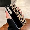 For Samsung A54 A14 A13 A24 A34 A15 A25 A35 A55 Clear Phone Case White Leopard Print Transparent Artistic Colorful Marble Cover