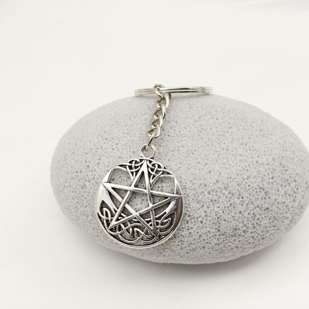 Five-Pointed Star Keychain Pendant
