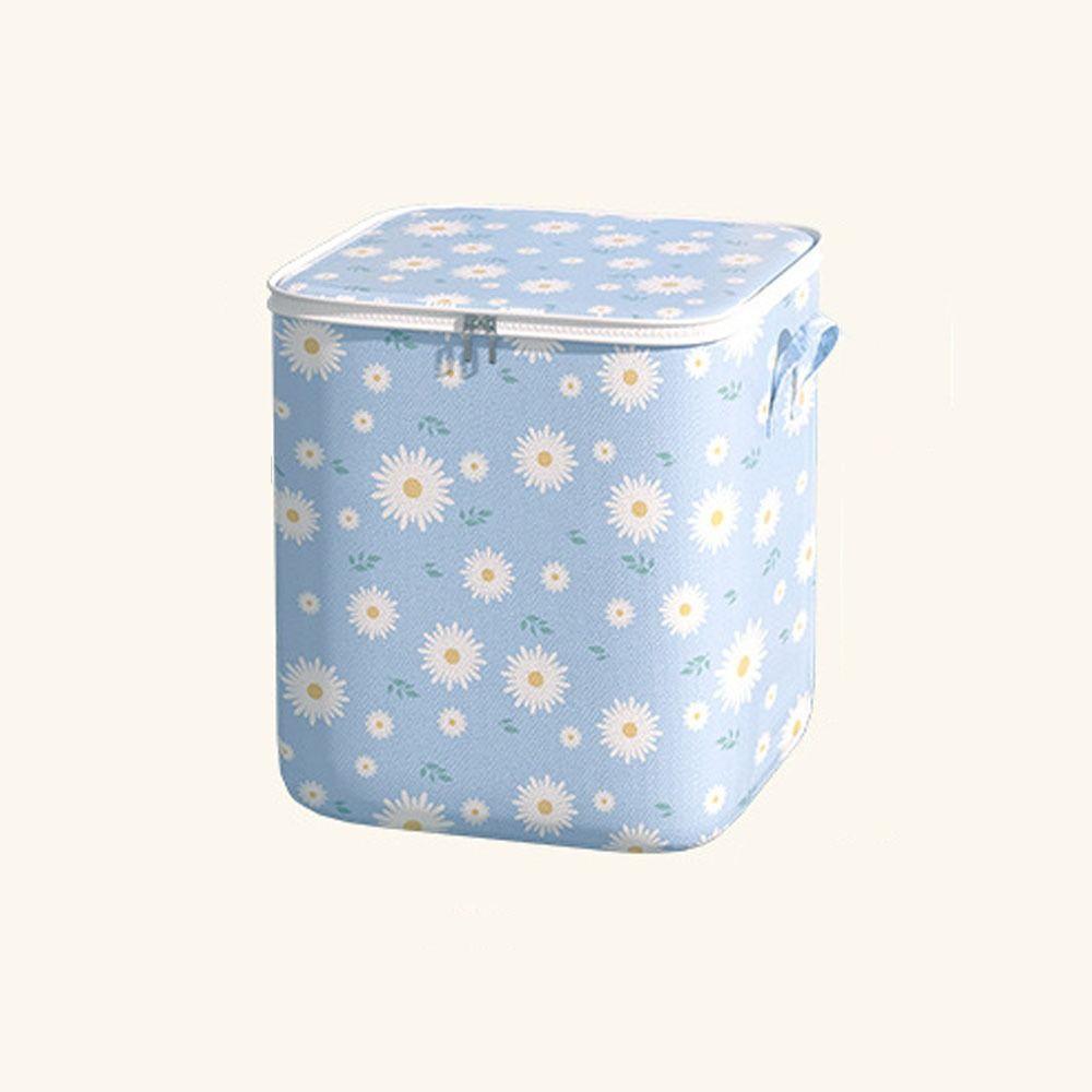 Gift Foldable Quilt Storage Bag with Handles Daisy Closet Organizer Dust-proof Moisture-proof Storage Containers