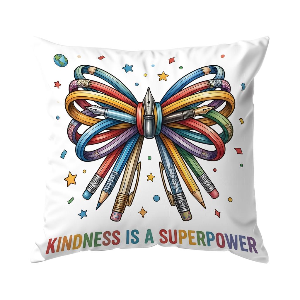 Stationery Learning Statement Design Cushions Pillowcase Polyester Cushion Cover Throw Pillow Pillowcover Home Car Sofa Decor