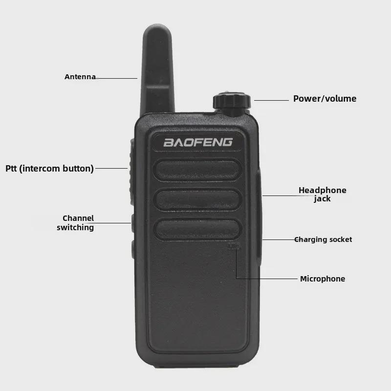 Baofeng-R5 Mini Handheld Intercom for Restaurants, Salons, and Hotels (Pair)