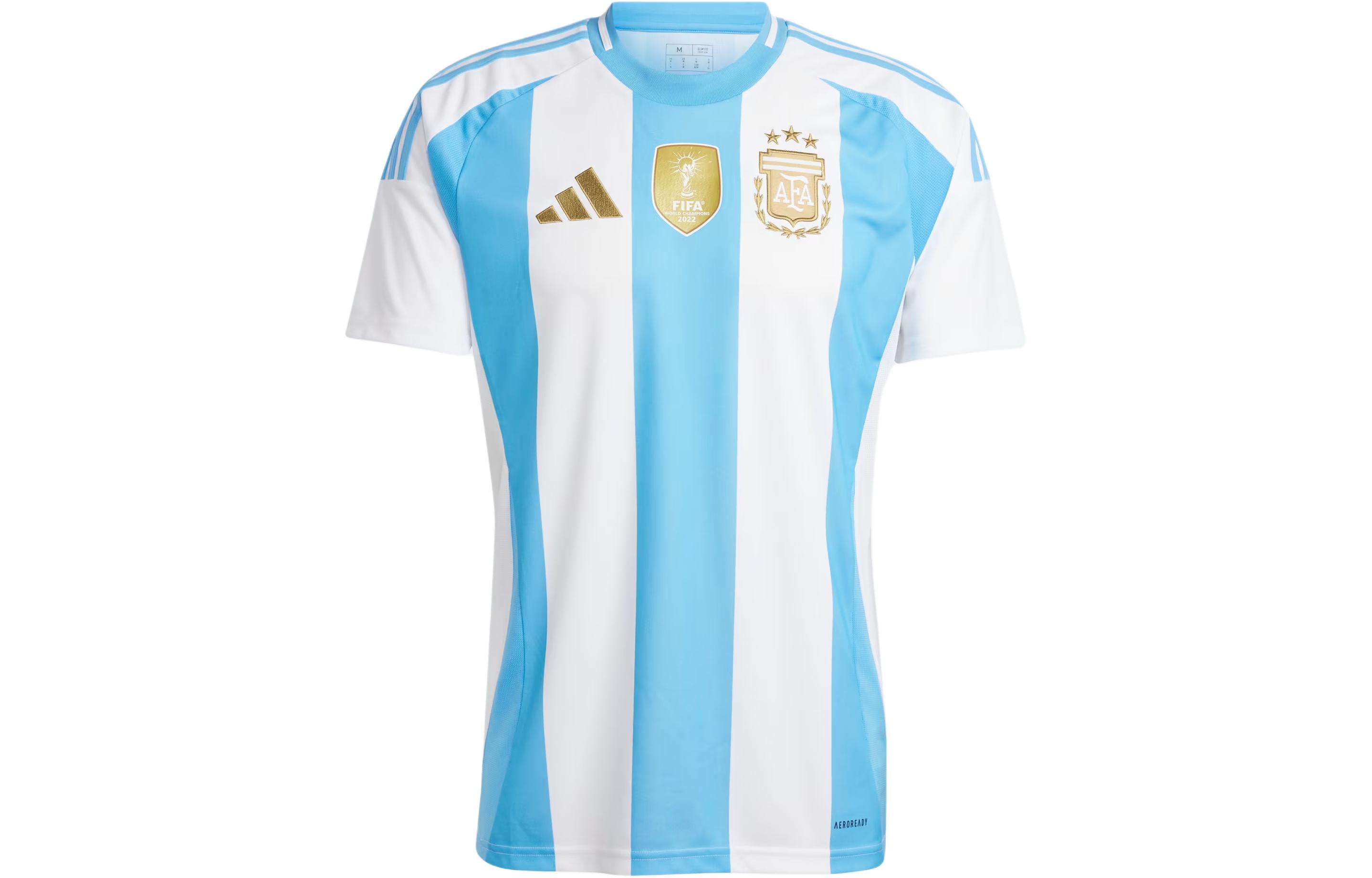 Adidas x Argentina 24 Home striped T-shirt IP8409 L