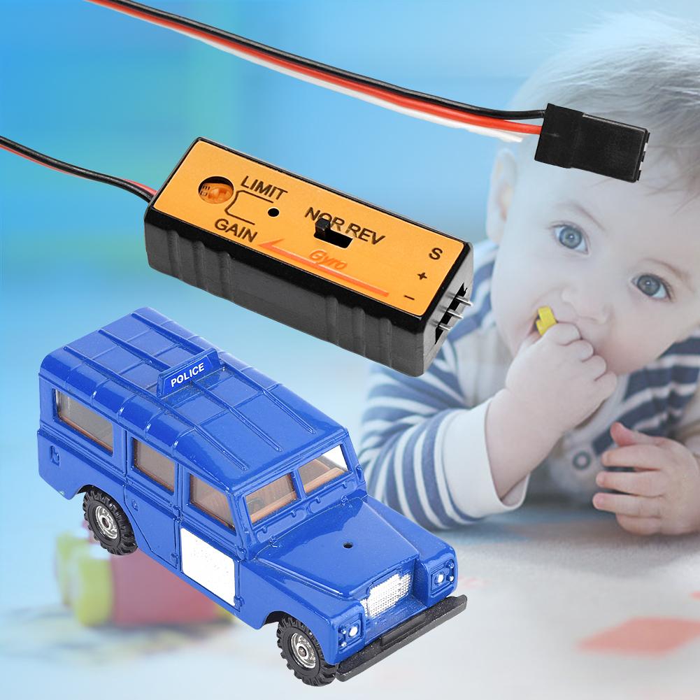 Mini Gyro Gyroscope RC Car Boat Mini Gyro Gyroscope High-speed Drift Auxiliary Gyro for RC Car Drift Racing Car Steering Output
