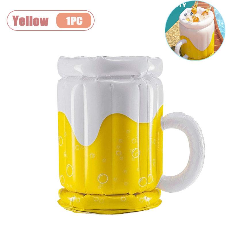 Inflatable Beer Cooler Bucket Portable Ice Bucket for Outdoor Beach Pool Party Camping Picnic Drink Cooler Picnic Supplies