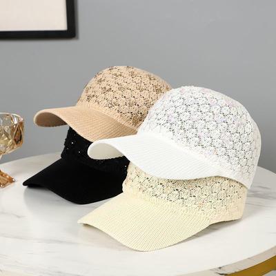 Baseball Cap Women's Summer Visor Breathable Mesh Sun Cap Mesh Hat
