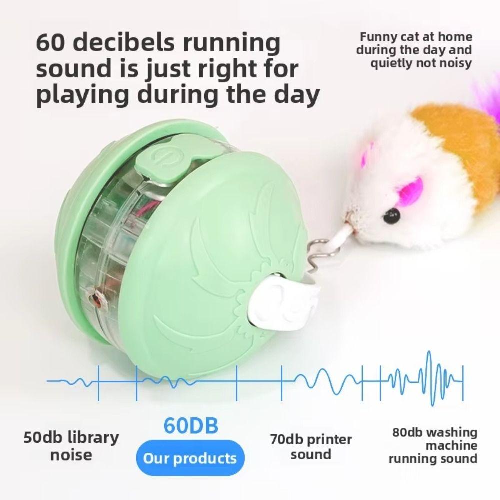 Voice Alert Cat Infrared Interactive Ball Bite-resistant Intelligent Laser Toy  For Cat Training