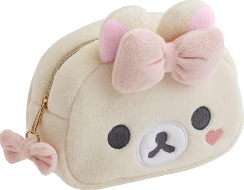 San-X Rilakkuma Mirrored Plush Pouch Korilakkuma CA82002