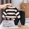Kids Casual Long-Sleeve Set, Comfortable Daily Wear Outfits