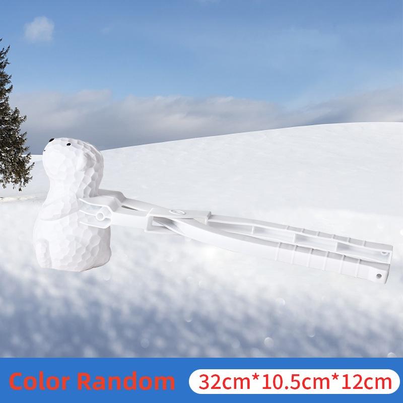 New Snow Toy Hot Selling Multiple Colors Snowball Clip Duckling Astronaut Mold Three Piece Set For Playing Snow Toy Clip