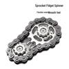 Zinc Alloy Gyro Gear Fidget Spinner - Creative Car Chain Design