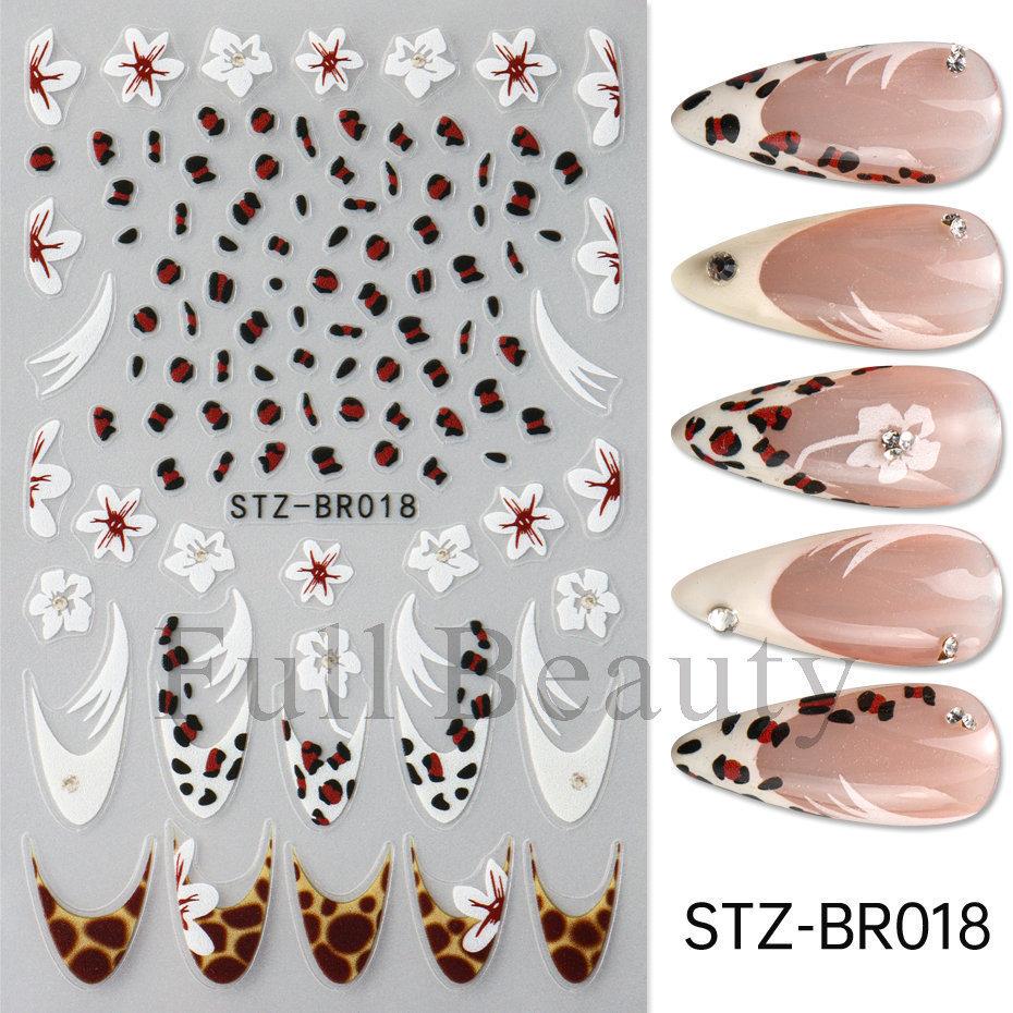Nail Art Stickers, Valentine'S Day French Thorn Line Patches, Love Thin And Tough Nail Stickers
