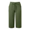 Women's Summer 3/4 Trousers  Summer Trousers With Pockets Causal Loose Trousers Fabric Trousers Sport Leisure Beach Trousers