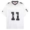 American Retro V-neck Jersey Short-sleeved T-shirt for Men and Women To Wear the Same Loose Casual Digital Printing Sports Cool Top