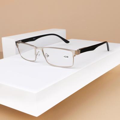 Lunettes de lecture professionnelles pour femmes et hommes Monture en métal Lunettes anti lumière bleue