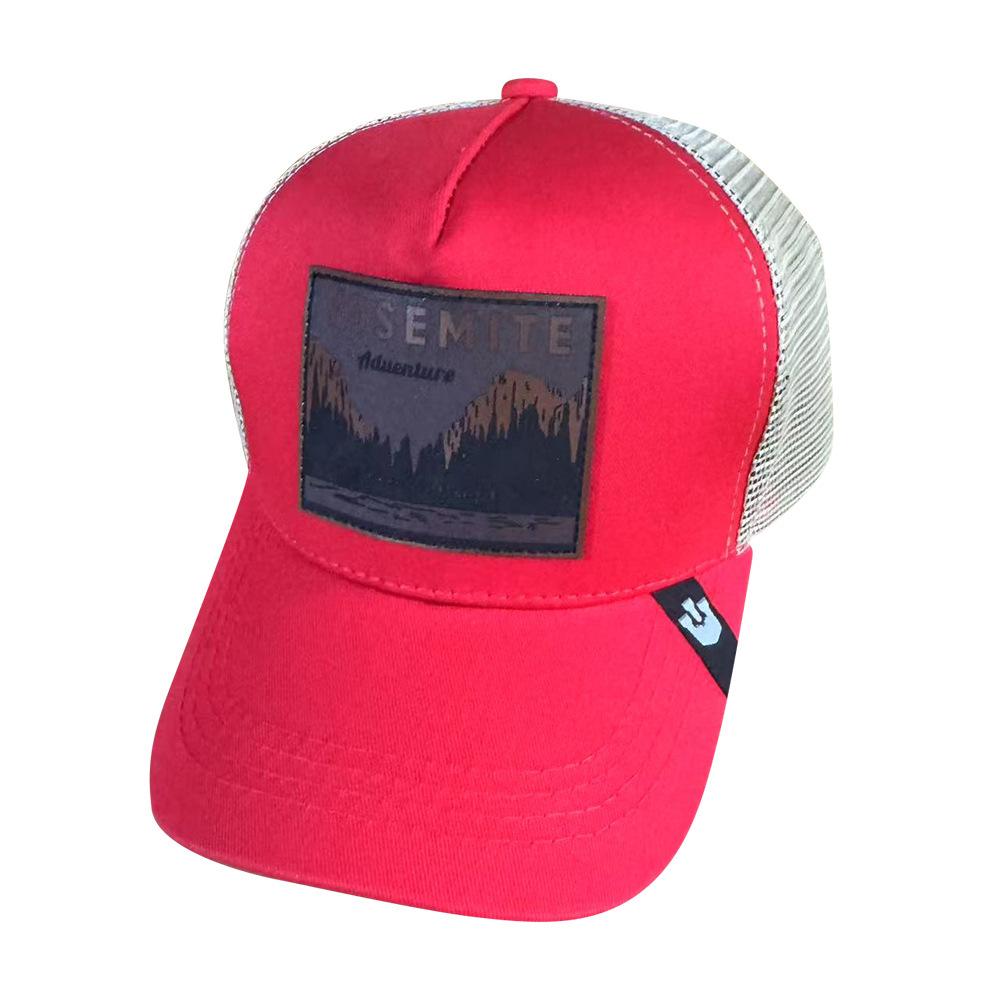 Baseball Cap Alphabet Scenic Racing Pattern Sun Hat Wide Brim American Truck Driver Cap Sunscreen Breathable
