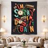 Hanging Tapestry for Wall Decor Typography Dynamite Pocket Watch 3D Fan Gift