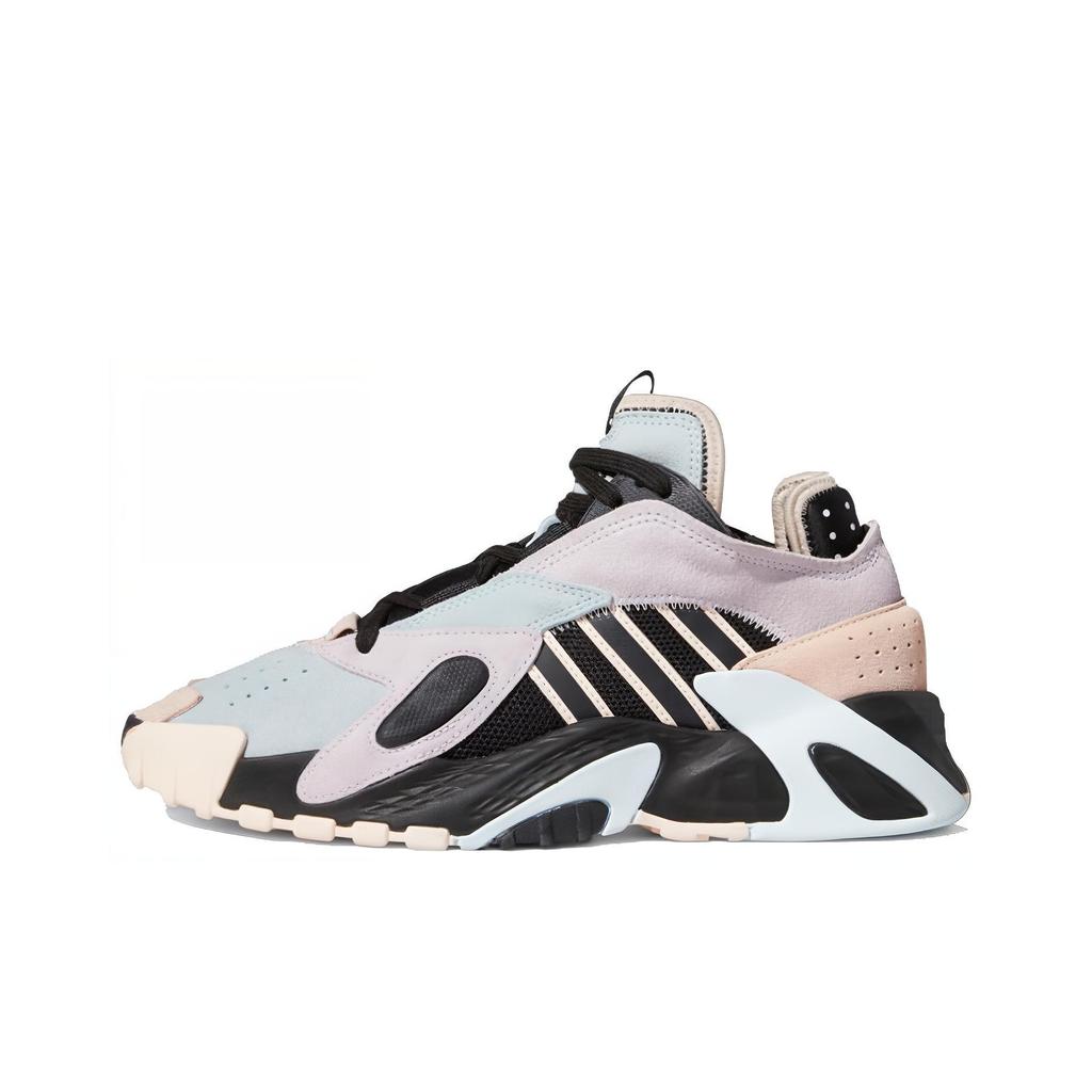 adidas Originals Streetball Retro Casual Breathable Mid-Top Basketball Shoes Women Sneakers Pink Blue FX8685