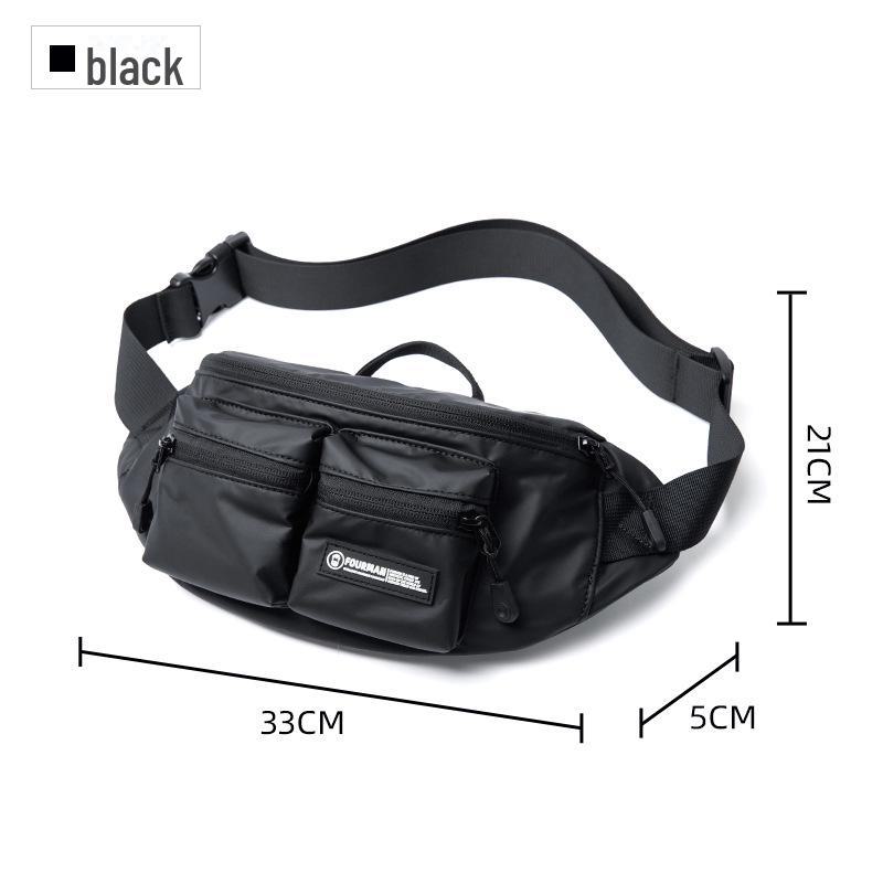 Trendy Men's Lightweight Messenger Bag - Motorcycle Riding Chest Bag & Commuter Backpack