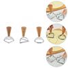 3pcs Heart Cake Cutters For Baking Desserts And Pastry Making