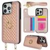 For iPhone 15 Pro Max Case with Card Holder,Kickstand,RFID Blocking PU+TPU Phone Back Cover