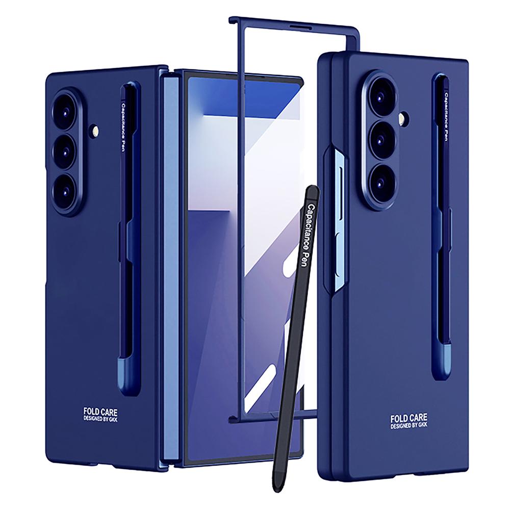 GKK For Samsung Galaxy Z Fold7 5G Case with Stylus PC+Tempered Glass Slim Phone Back Cover